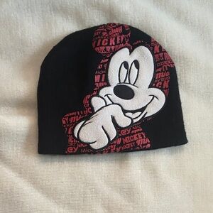 Disney Mickey Mouse Kids Hat - Black and Pink